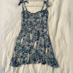 Reformation Bali surf print mini dress
